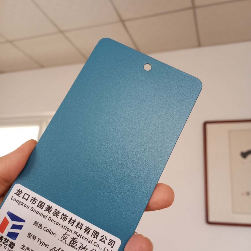 广州灰蓝砂纹户内静电喷涂塑粉热固型静电粉末生产厂家